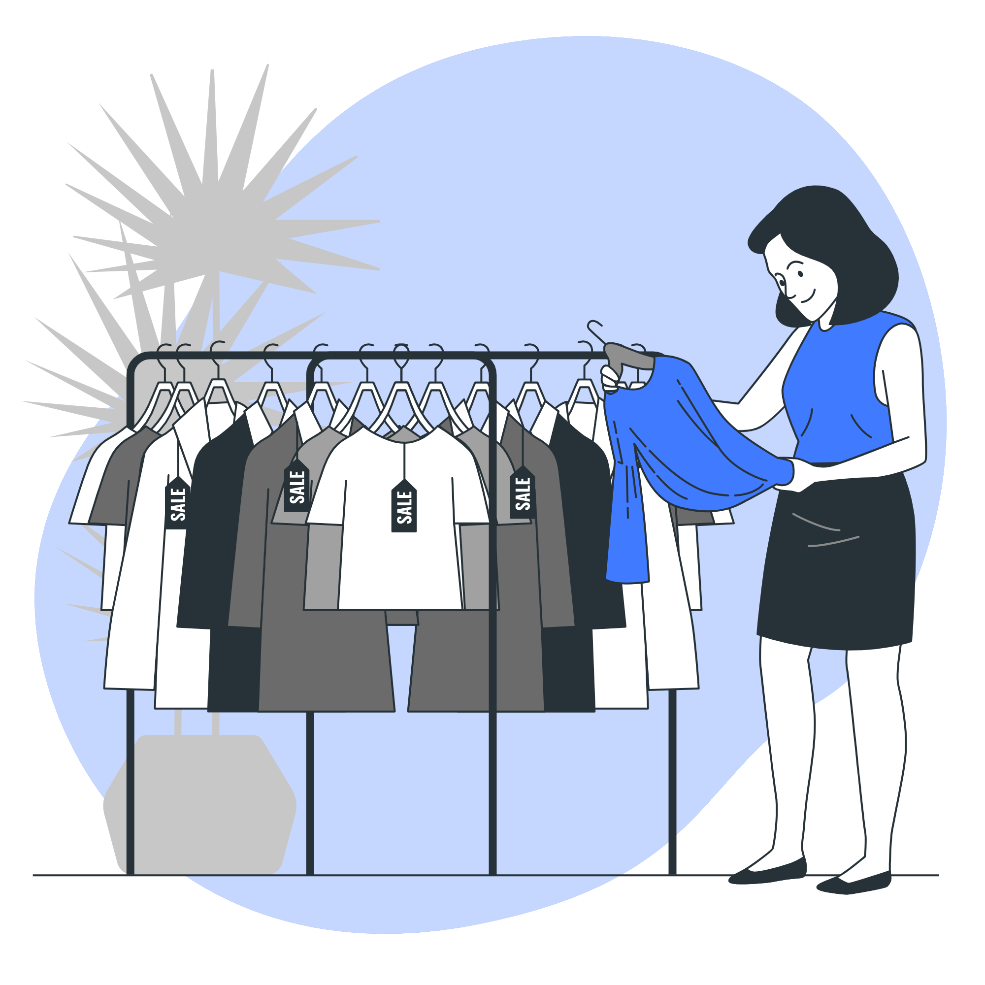 Illustration about clothes